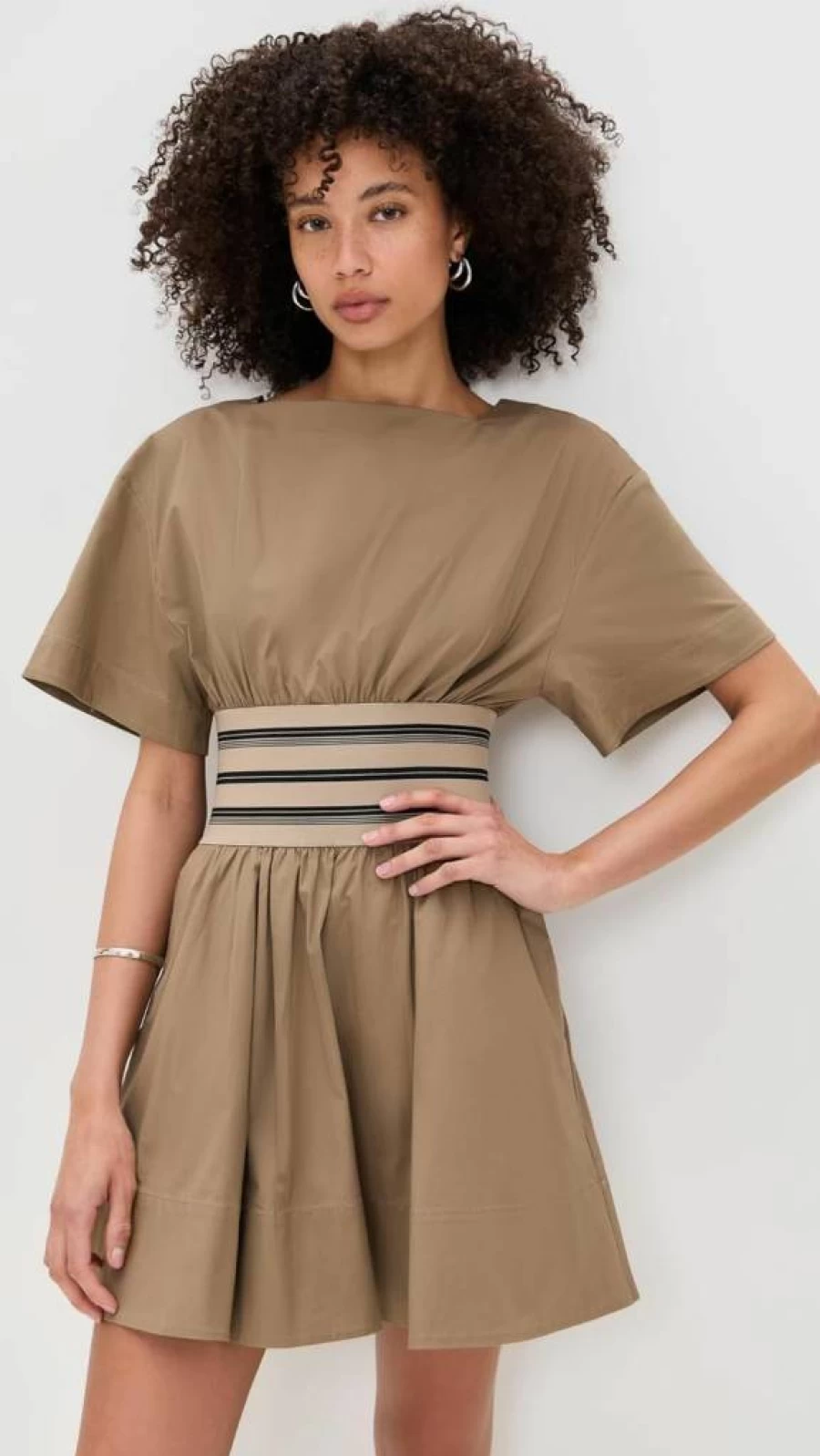 STAUD Amy Mini Dress for Women - Stylish Short Dress by STAUD