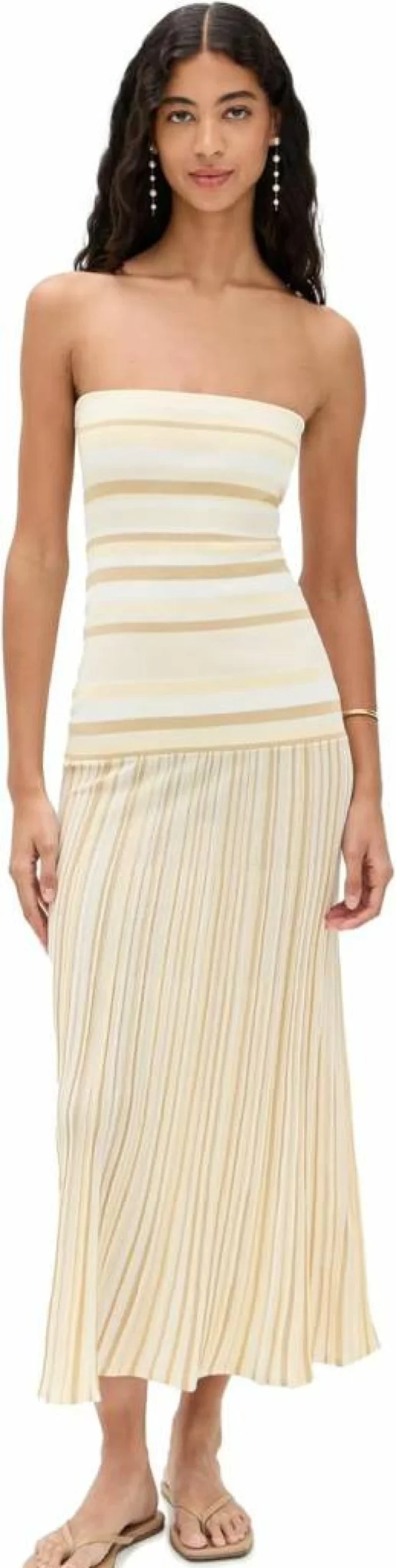 FAITHFULL THE BRAND Women's Citara Strapless Dress - Elegant Summer Mini Dress for Weddings & Special Occasions