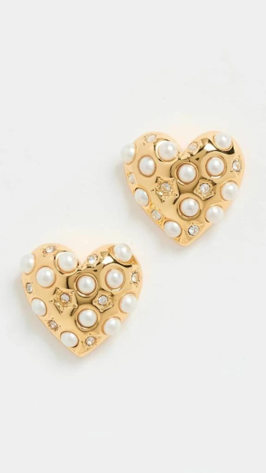 Lele Sadoughi Women's Celestial Heart Stud Earrings - Gold-Tone Star & Moon Design