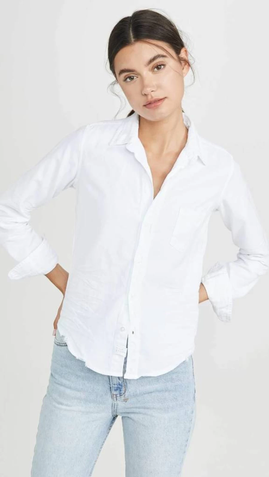 Frank & Eileen Women's Barry Denim Shirt - Classic Button Down Top for Women