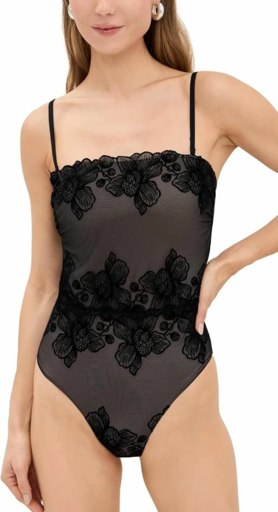 PQ Swim Women's Strapless One Piece Swimsuit - Elegant Monokini for Summer Beach Vacation