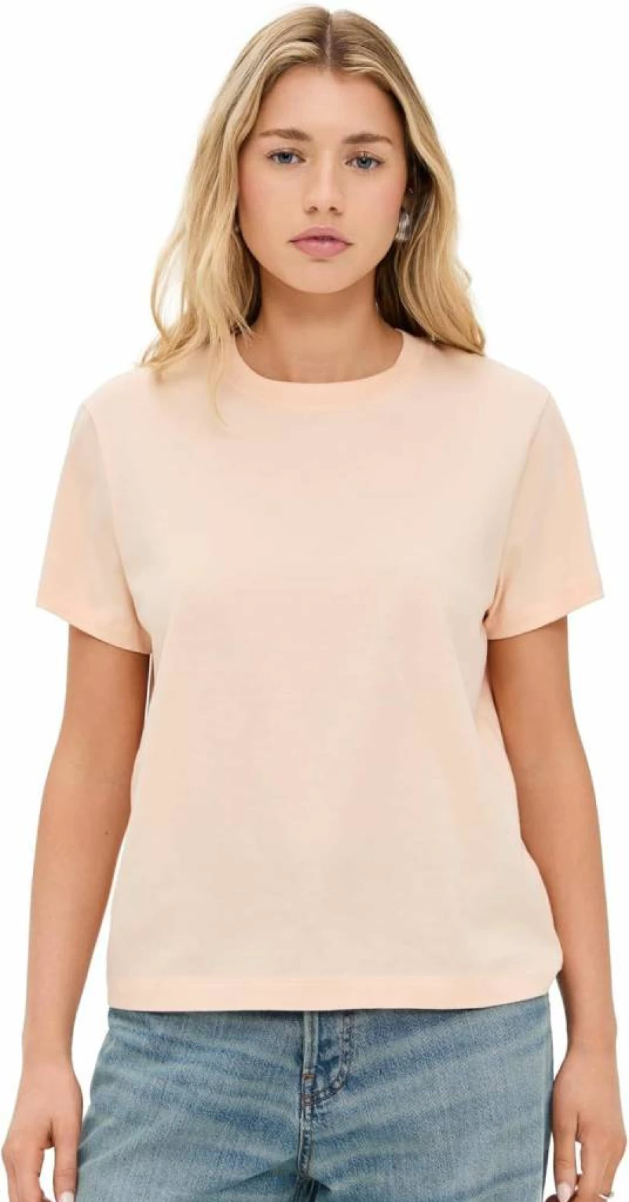 Vince Women's Classic Crew Neck T-Shirt | Soft Cotton Essential Top