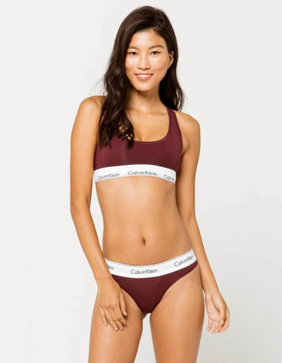 Calvin Klein Women's Modern Cotton Thong Underwear | Comfortable & Breathable Panties