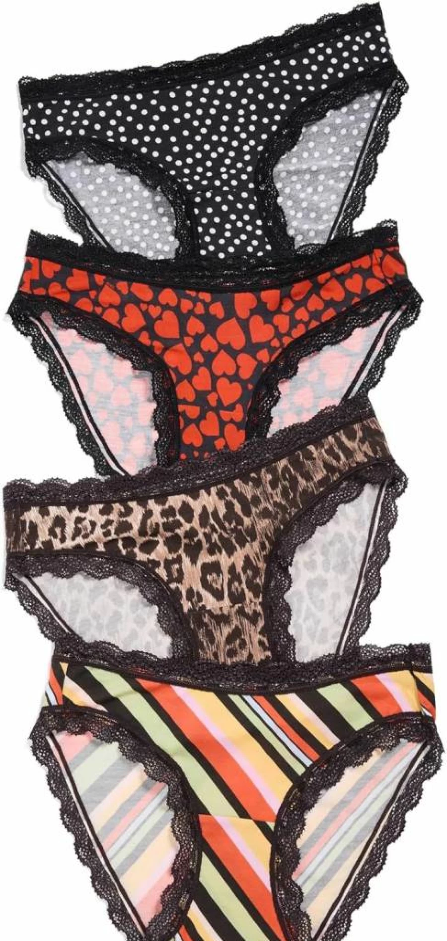 Stripe & Stare Women's 4-Pack Original Cotton Knickers | Soft Comfort Underwear