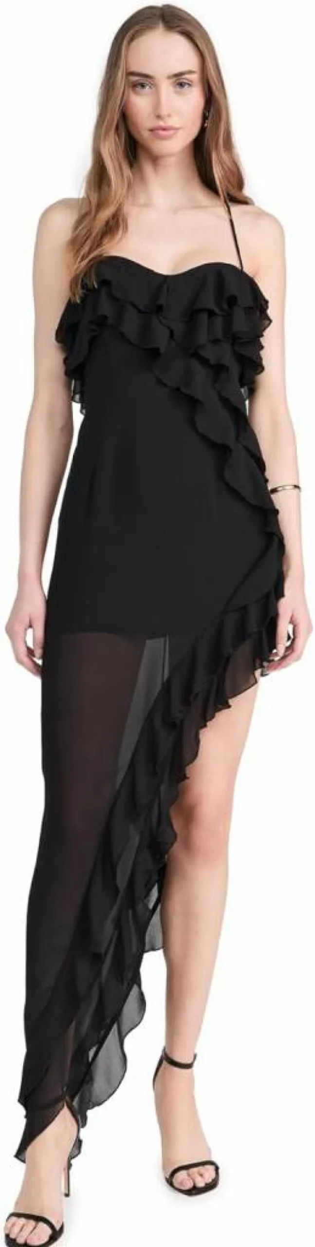 O.P.T Women's Ofelia Dress - Elegant Flowy Summer Dress with V-Neck and Floral Print