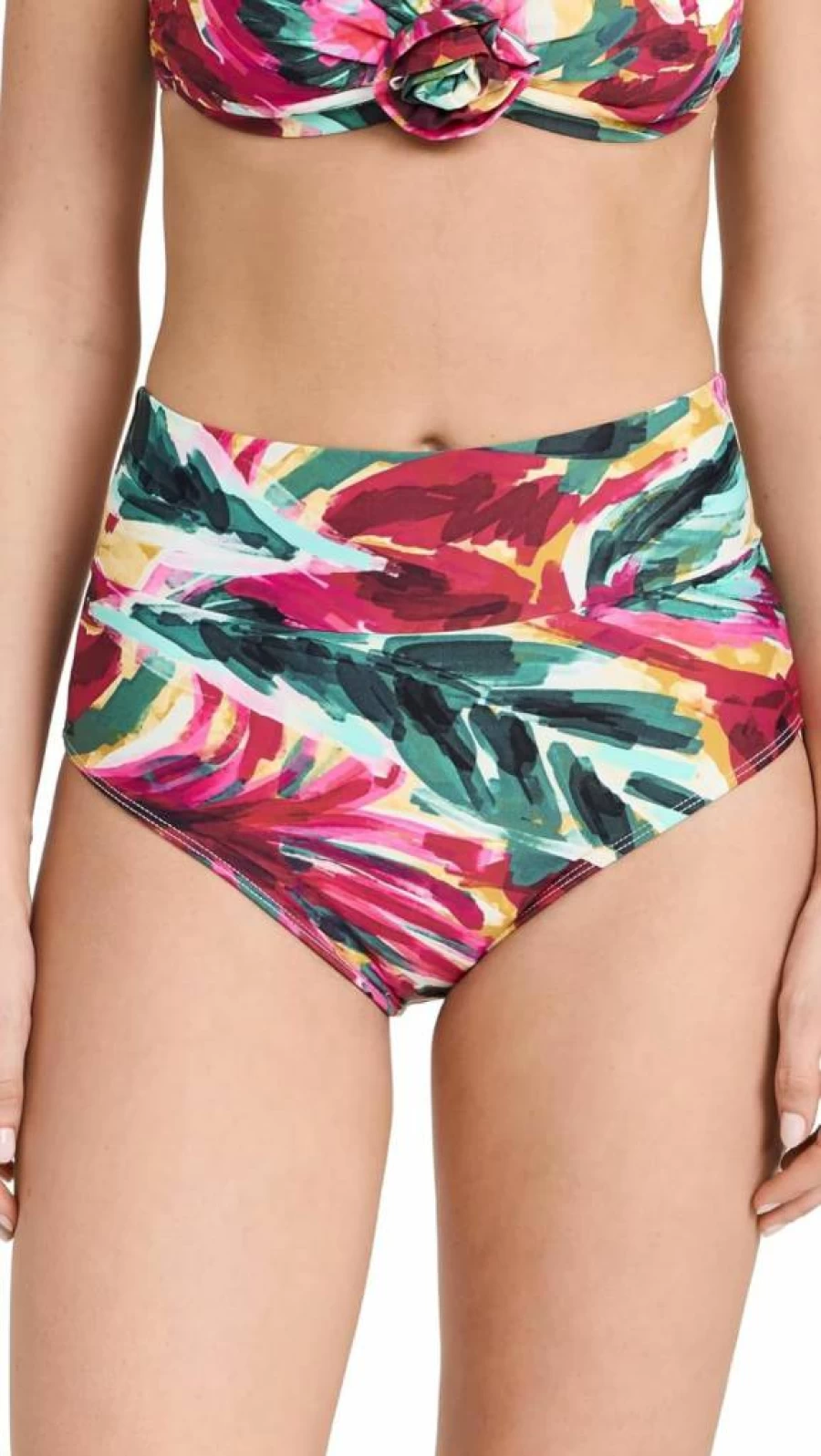 Montce Women's High Waisted AC Bikini Bottoms - Sexy Comfortable Swimwear for Women