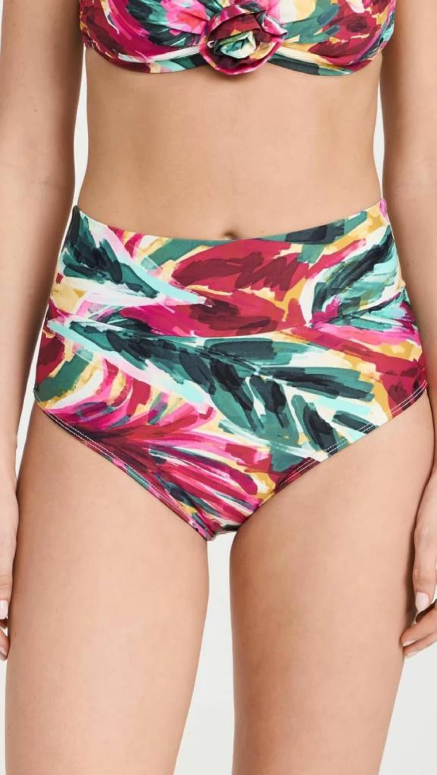 Montce Women's High Waisted AC Bikini Bottoms - Sexy Comfortable Swimwear for Women