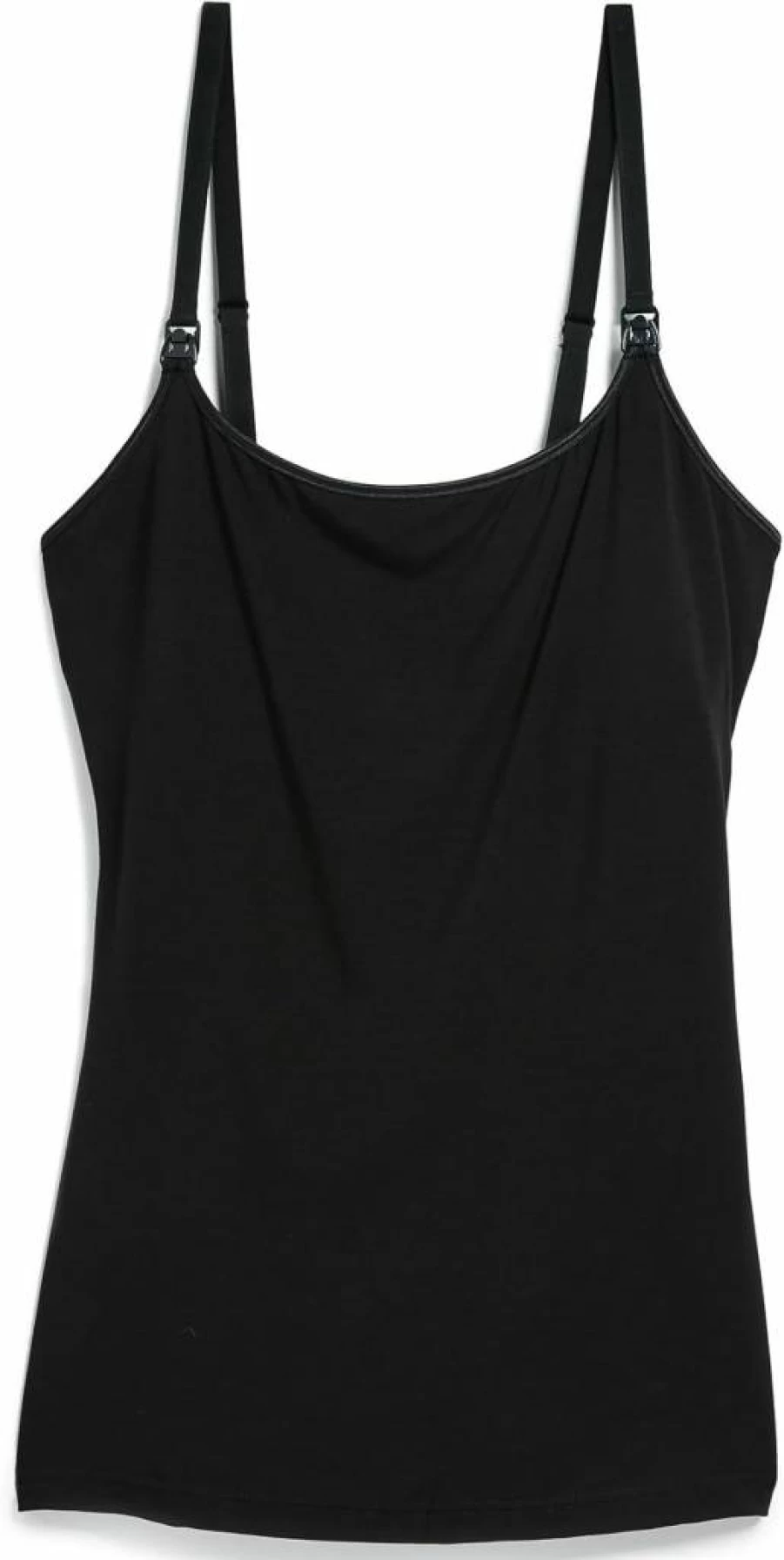 Cosabella Talco Maternity Cami for Women - Soft Nursing Tank Top in Black, Size XL