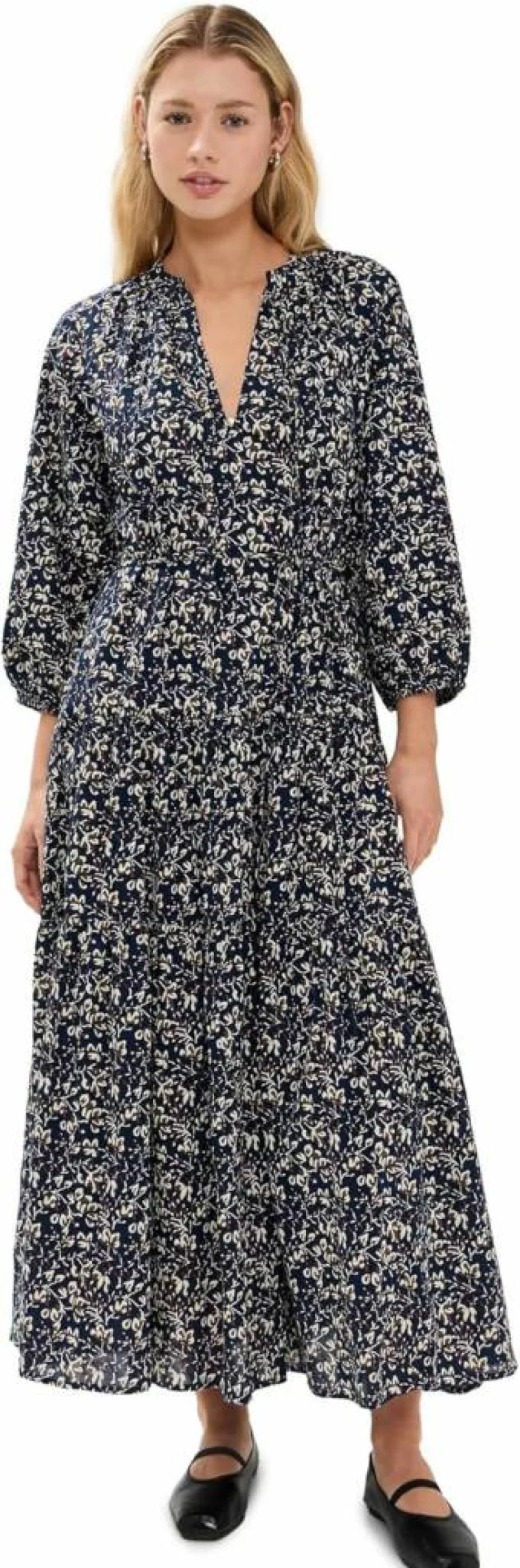 Apiece Apart Women's Luminile Tiered Maxi Dress - Flowy Boho Summer Dress