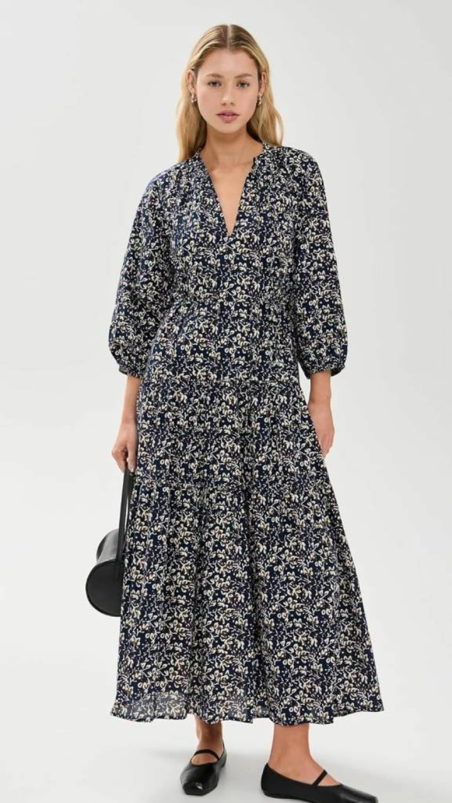 Apiece Apart Women's Luminile Tiered Maxi Dress - Flowy Boho Summer Dress