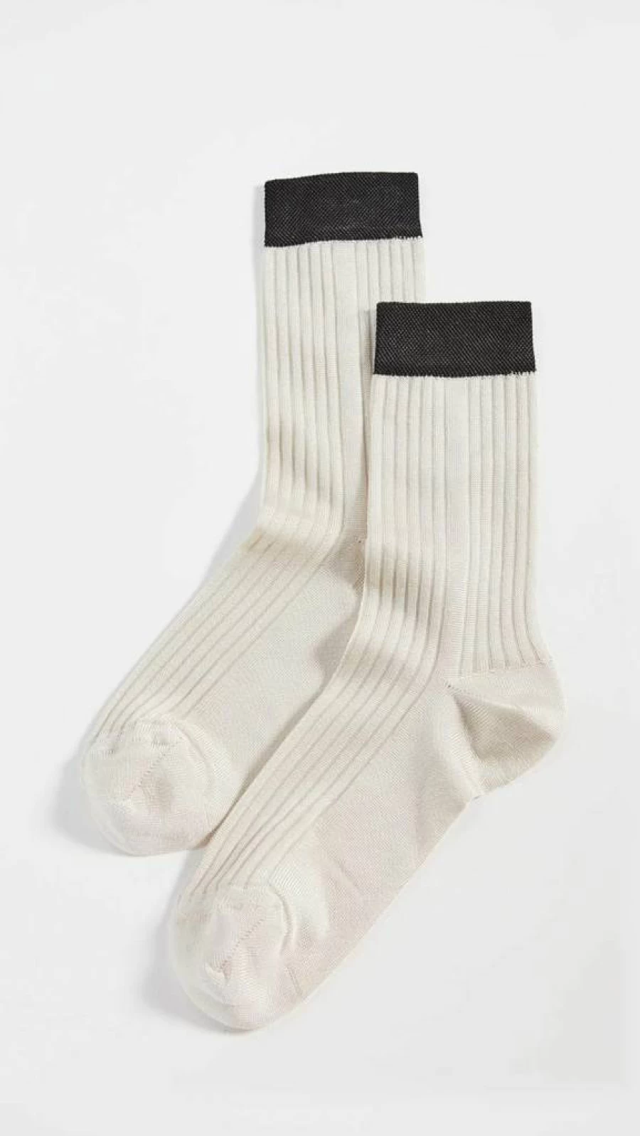 STEMS Women's Chunky Ribbed Socks - Soft Blocked Knit Comfort Socks for Women