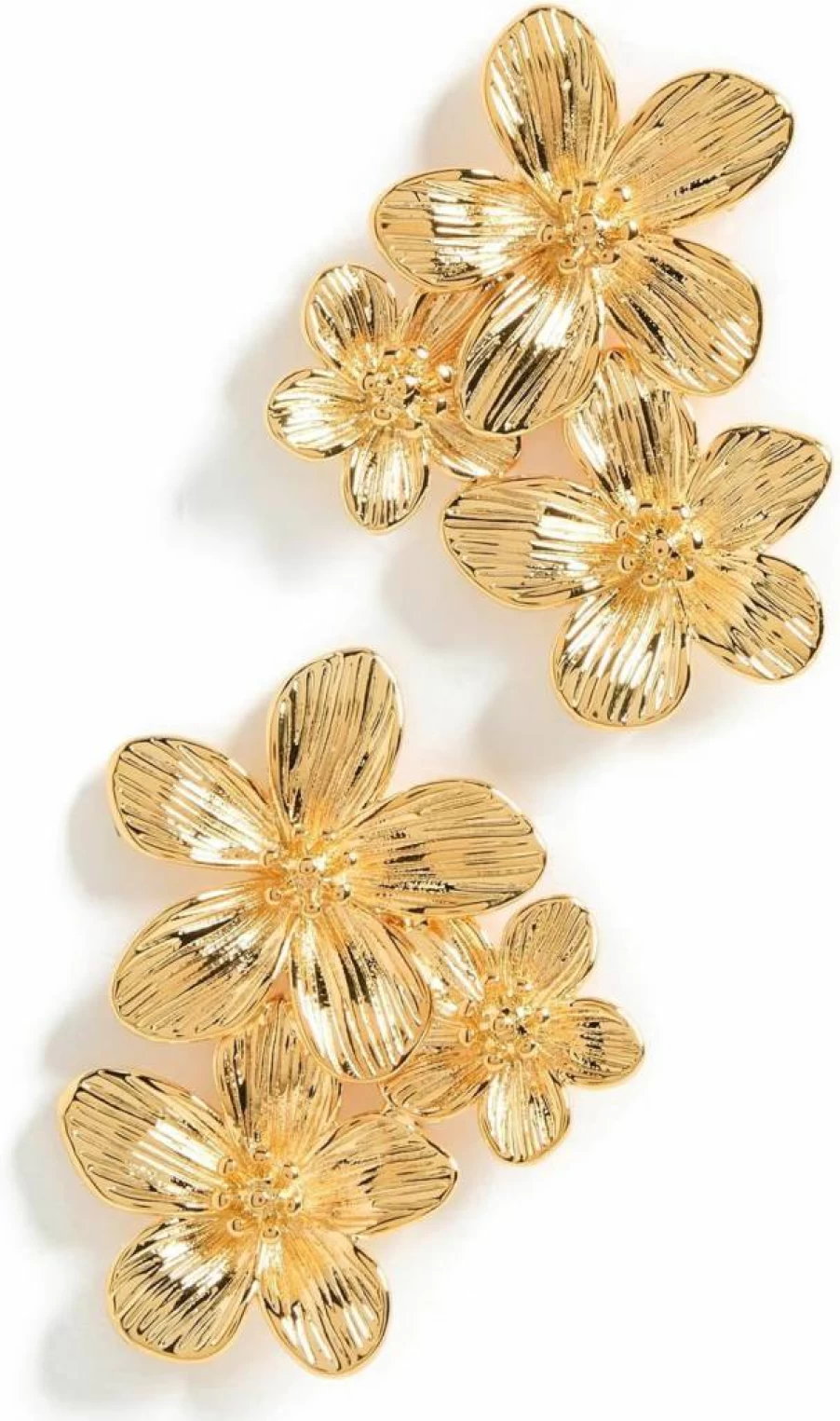 SHASHI Women's Botanique Stud Earrings - Floral Design Studs for Women