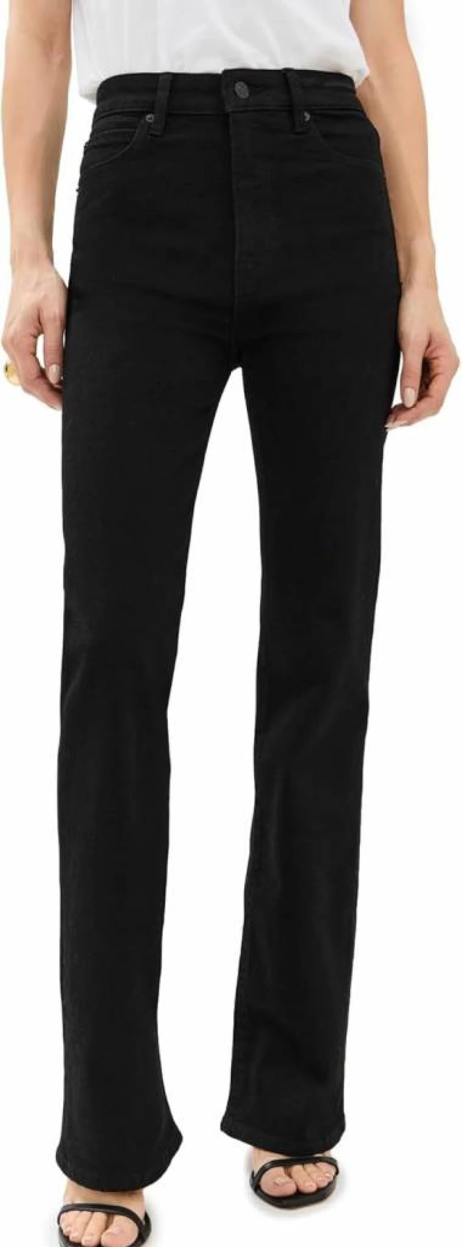 FRAME Women's The Arrow High-Rise Skinny Jeans - Classic Blue Denim