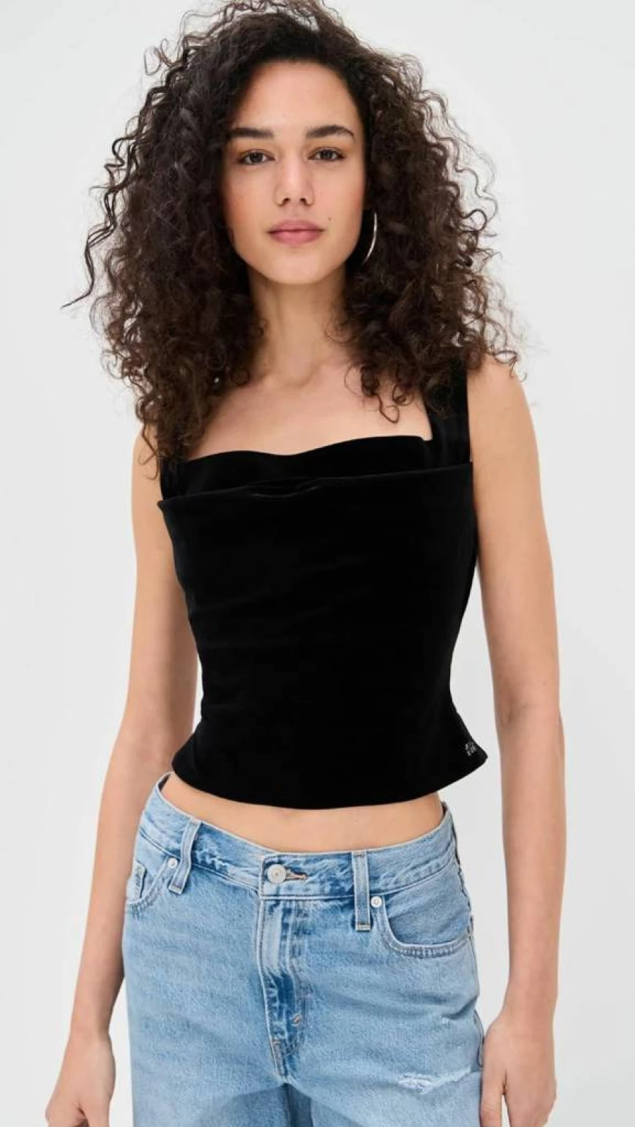 Miaou Imogene Corset Top for Women - Vintage Inspired Bustier Corset Shirt