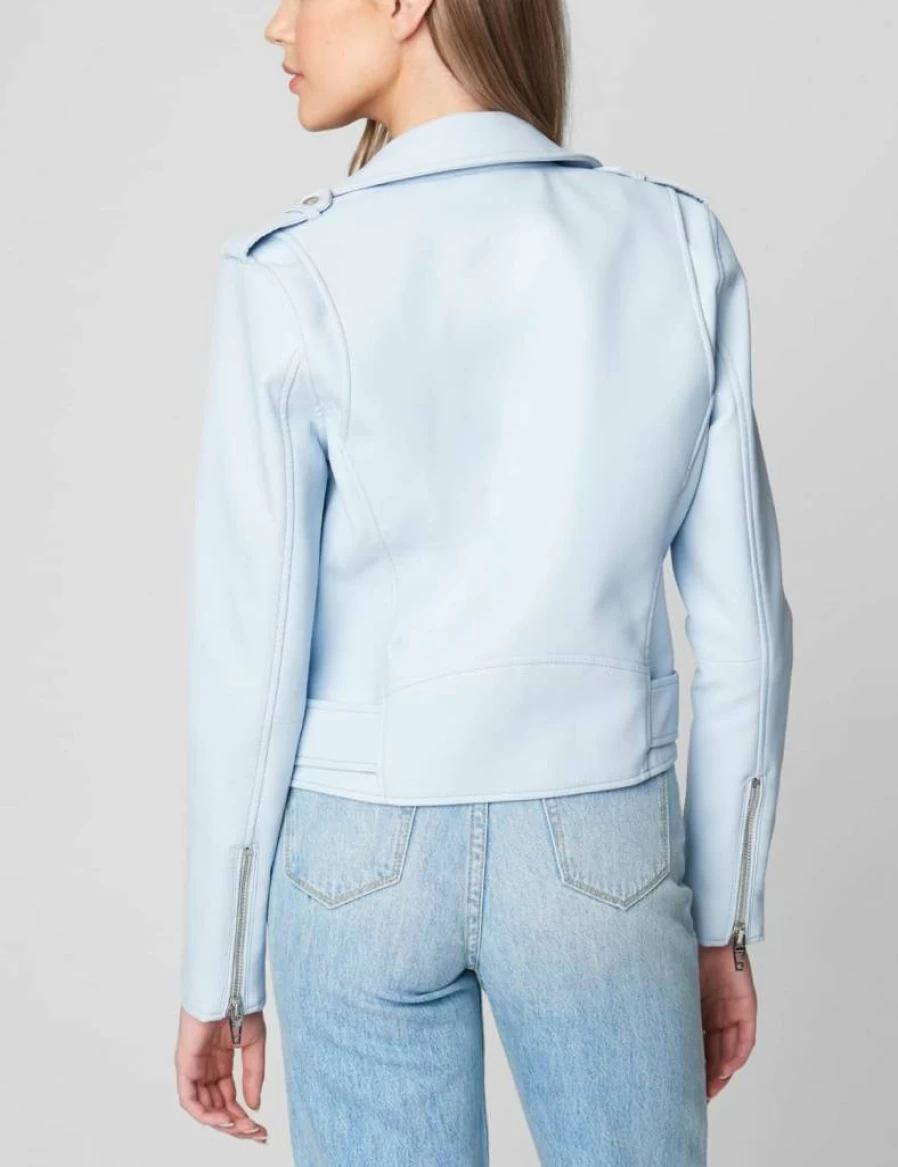BLANKNYC Vintage Denim Jacket - 90s Retro Distressed Denim Coat for Women & Men