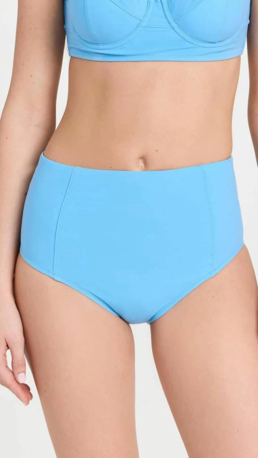 Ulla Johnson Zahara Women's Bikini Bottoms | Floral Print Swimwear | High-Waisted Beach Bottom