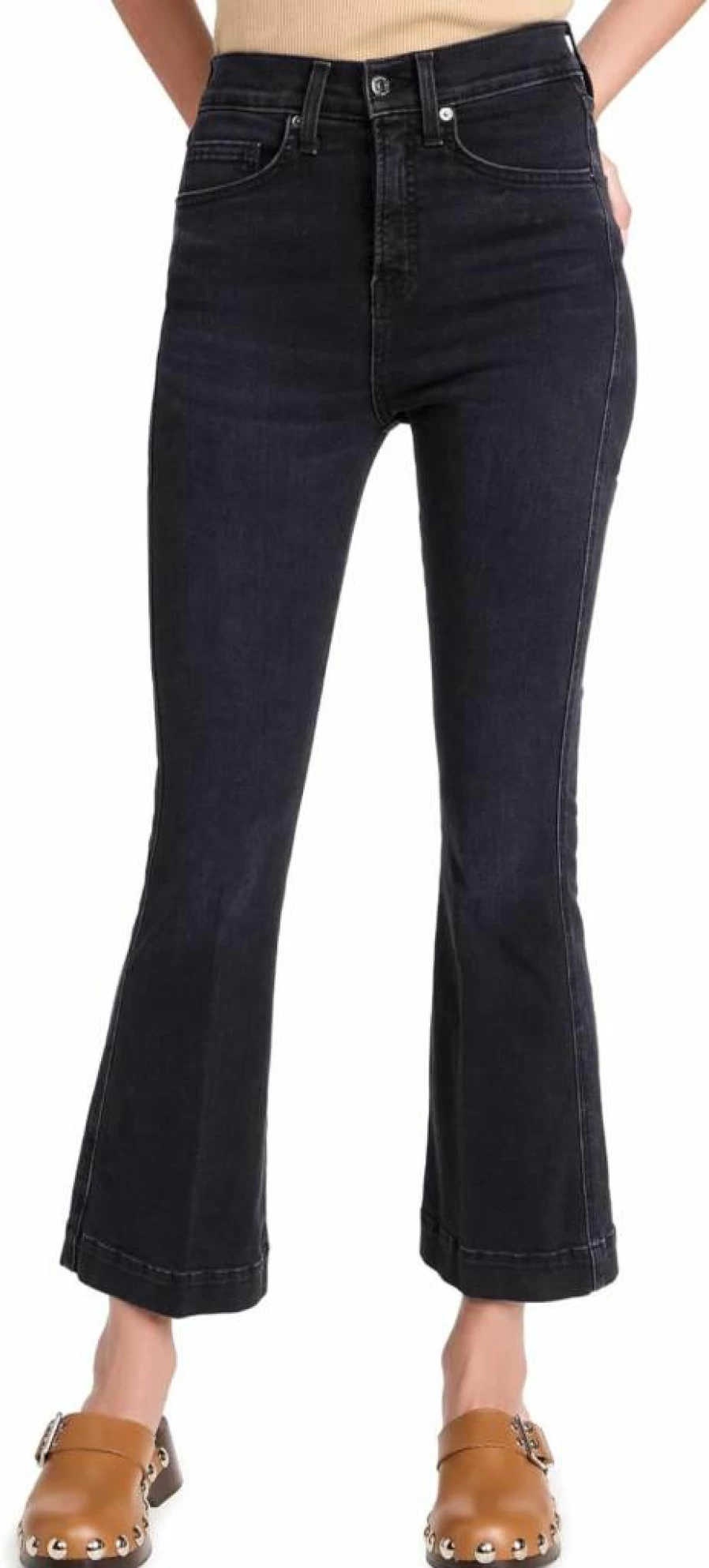 Veronica Beard Jean Women's Carson High Rise Flare Ankle Jeans