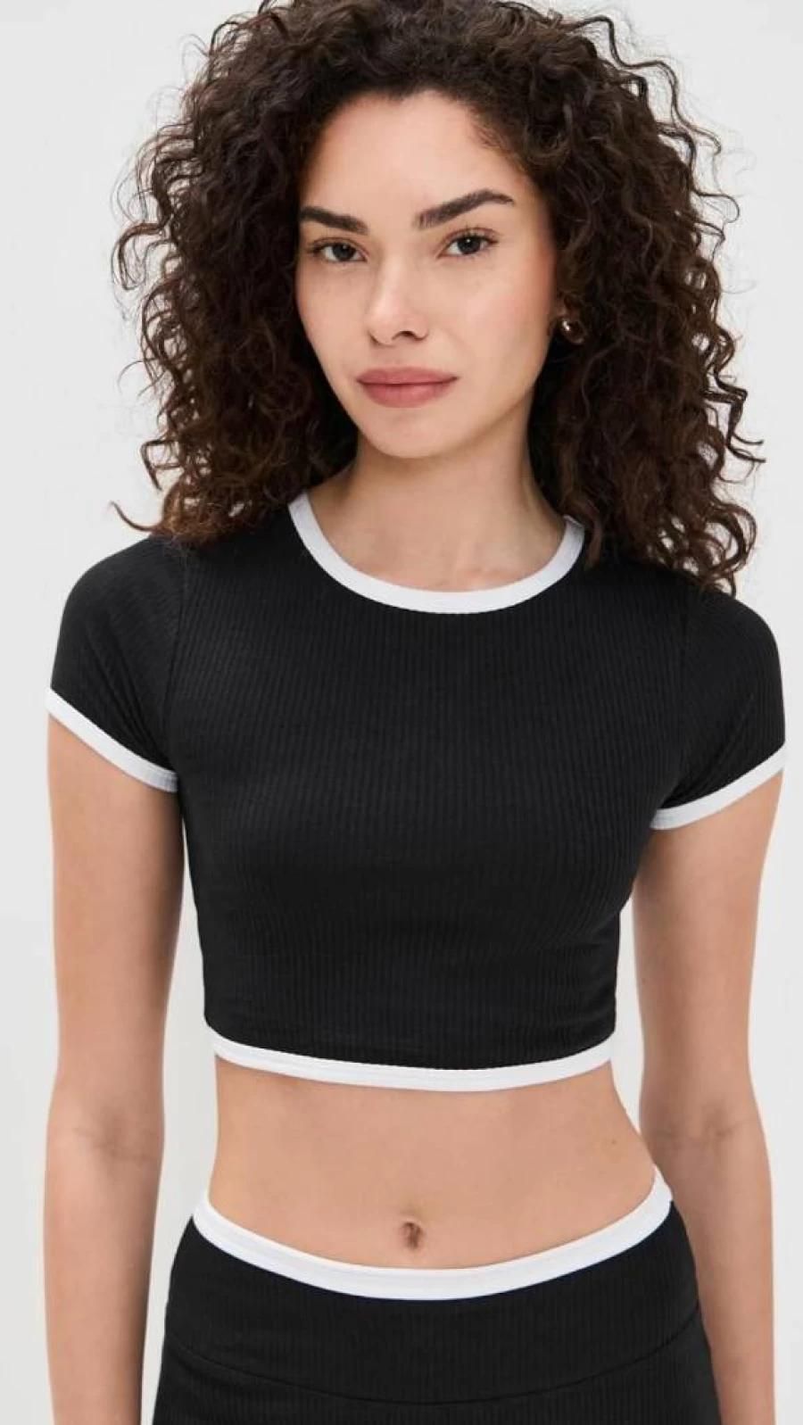 Year of Ours Women's Vintage Ringer T-Shirt - Classic Contrast Trim Tee