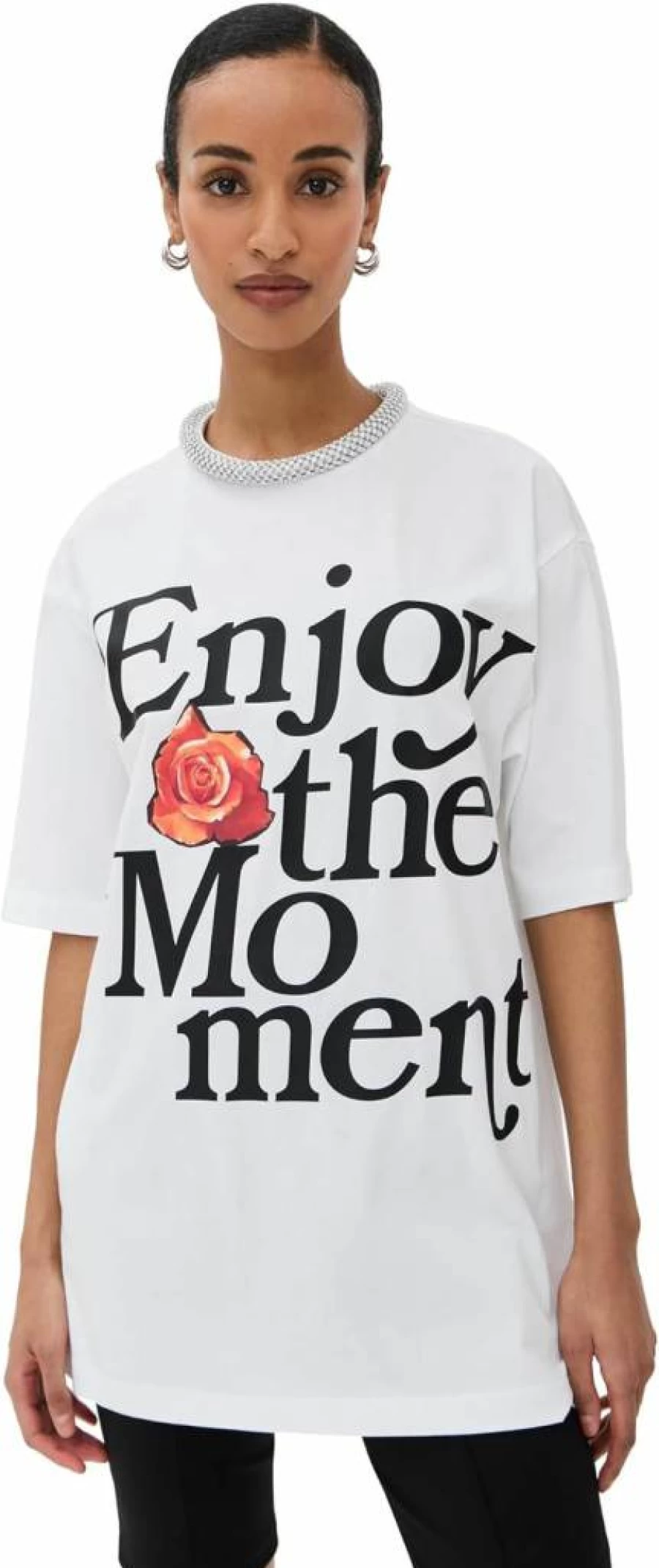 3.1 Phillip Lim Women's Enjoy The Moment Short Sleeve T-Shirt