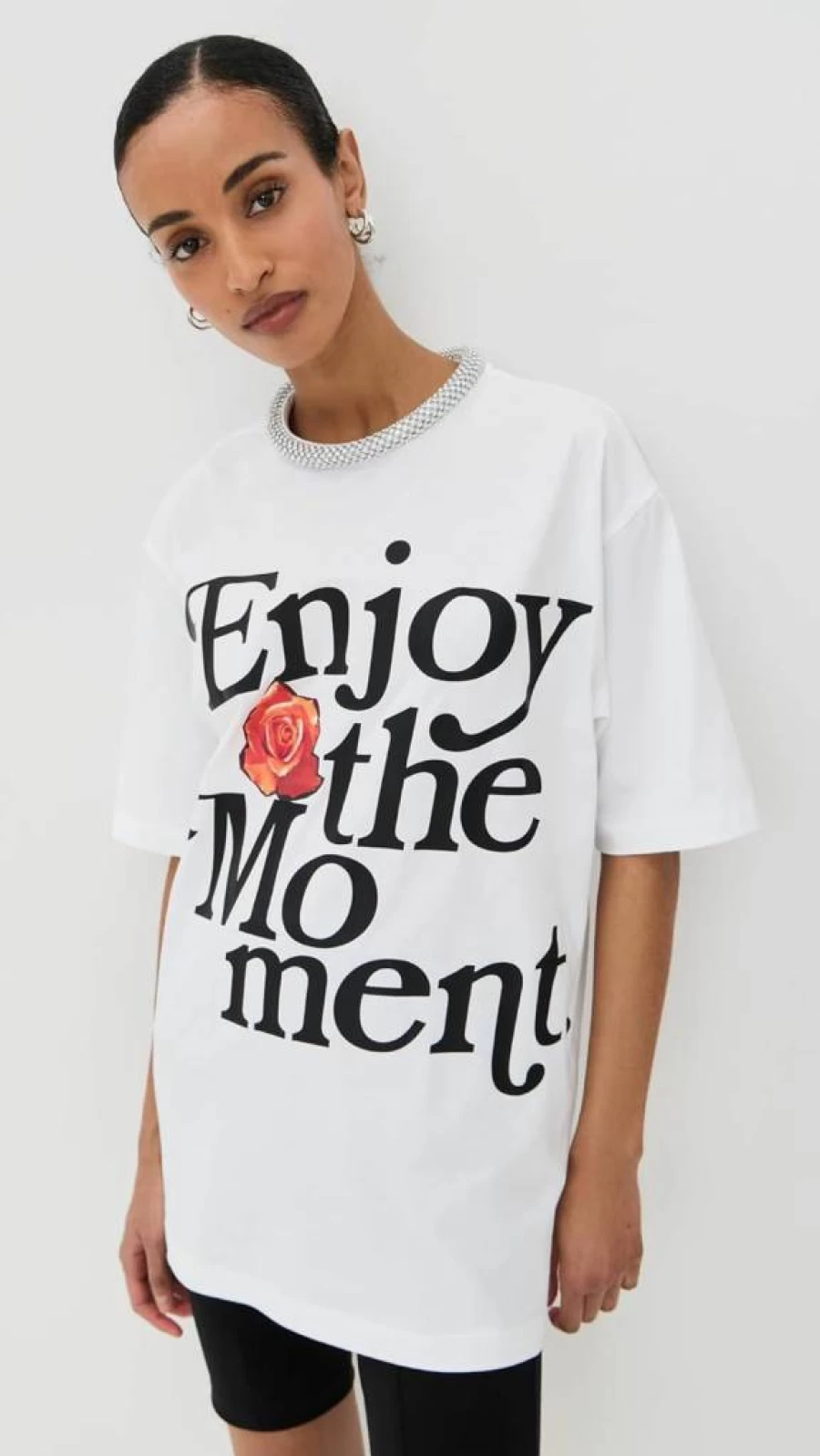 3.1 Phillip Lim Women's Enjoy The Moment Short Sleeve T-Shirt