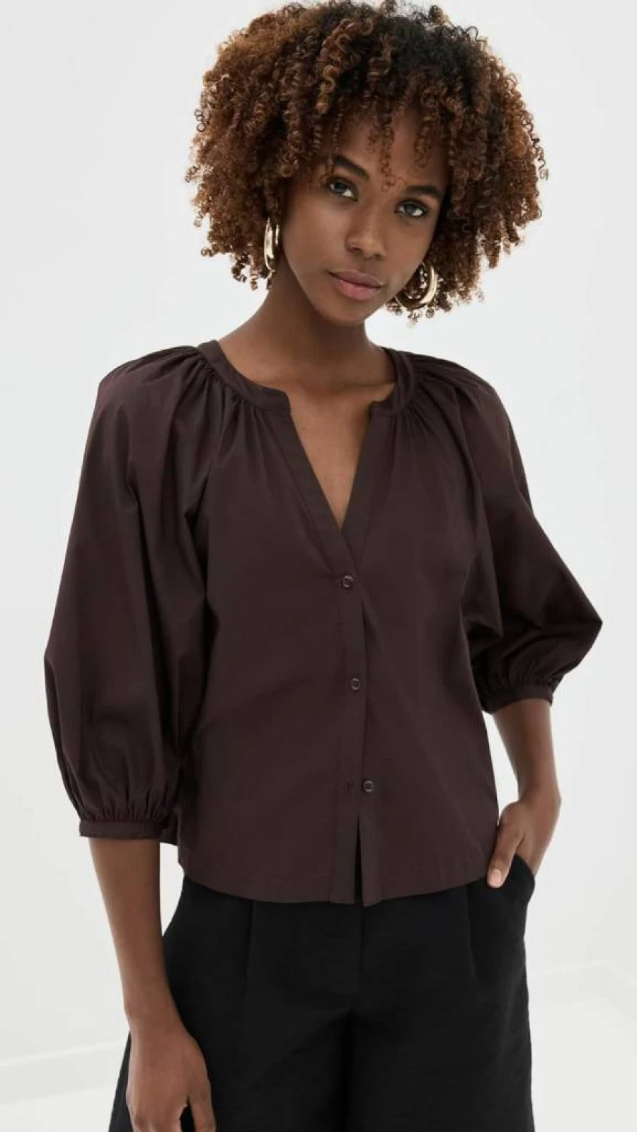 STAUD Women's Dill Top - Stylish Blouse for Women