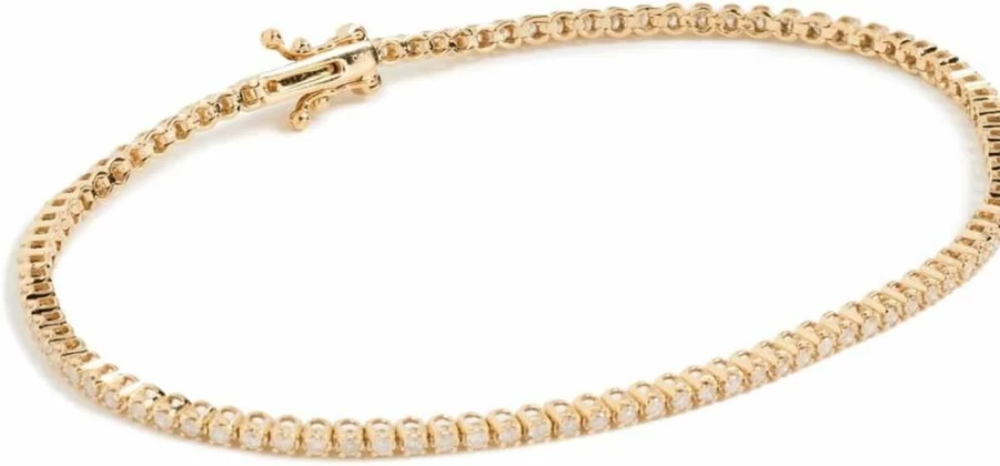 ADINA EDEN 14K Gold 1 Carat Diamond Tennis Bracelet for Women