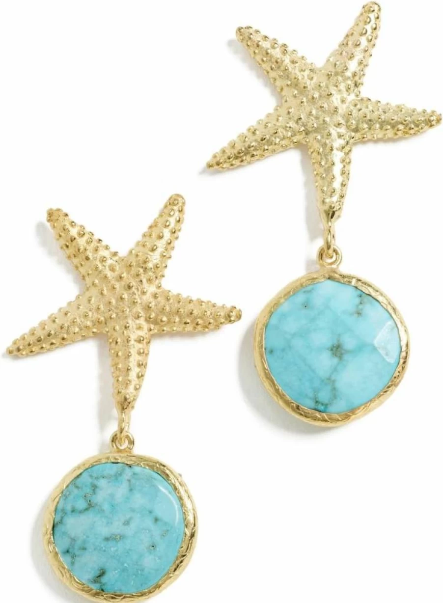 Maison Irem Women's Seastar Earrings – Elegant Starfish Design Jewelry for Women