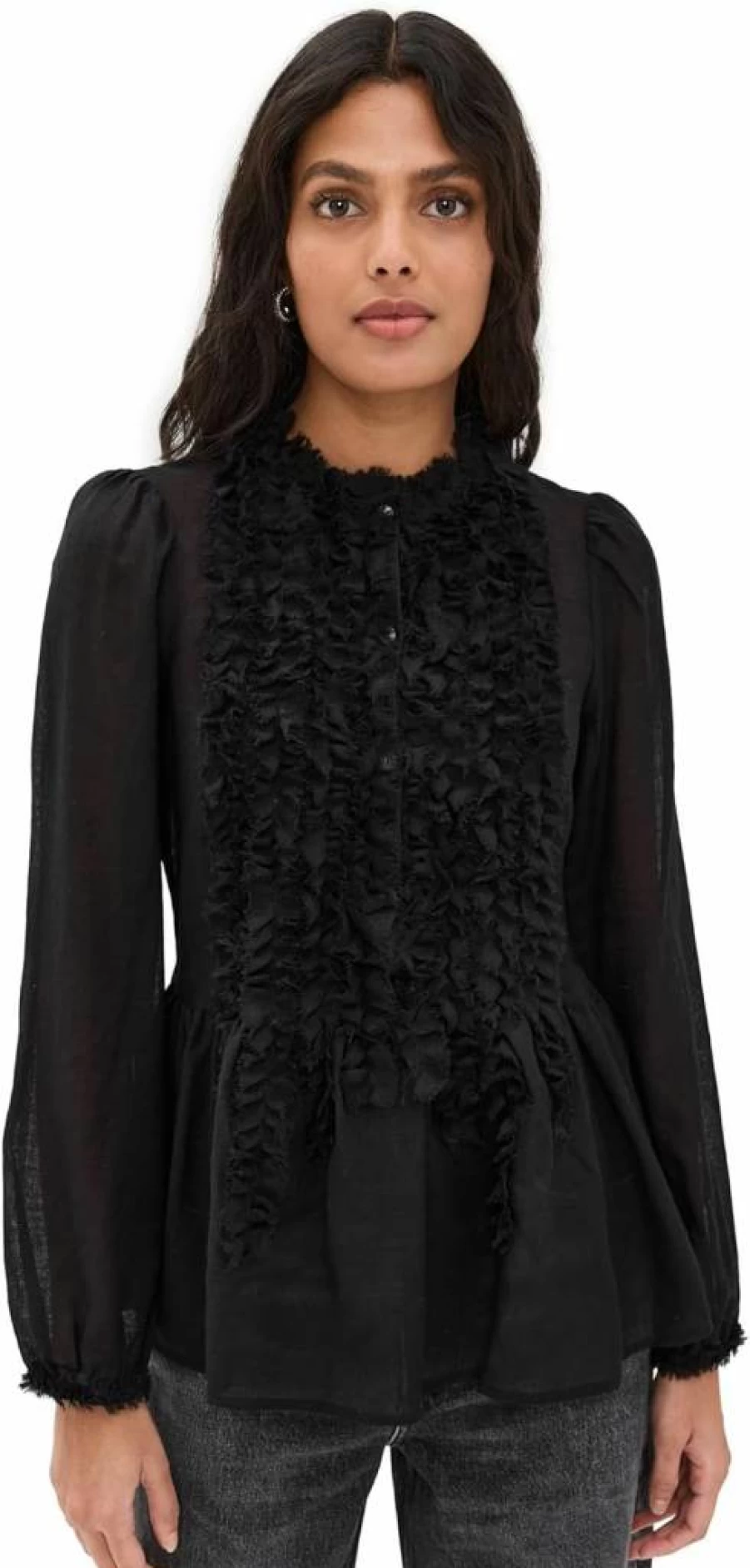Ulla Johnson Women's Cosima Tunic - Flowy Boho Blouse for Women