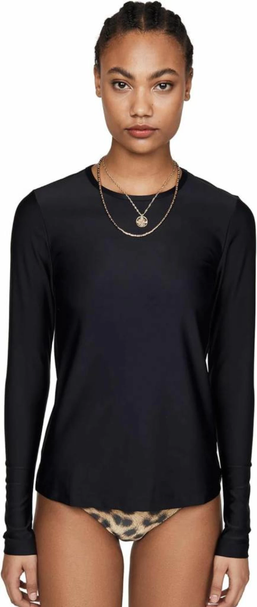Cover Women's UPF 50+ Rash Guard Swim Shirt - Long Sleeve Sun Protection Swim Tee