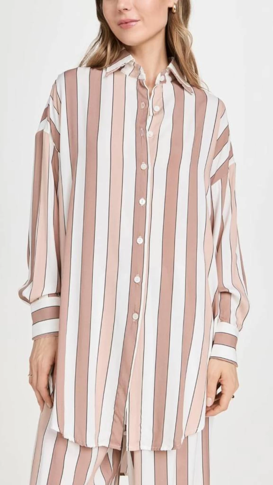 9SEED Women's Captiva Button Down Shirt - Casual Long Sleeve Tops for Women - Stylish Comfort Fit Blouse