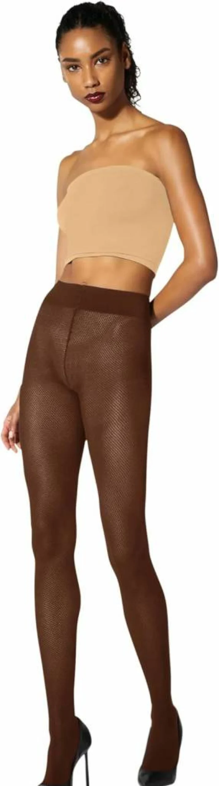 Wolford Women's 60 Denier Cotton Net Tights - Sheer Hosiery with Subtle Net Pattern, Soft Waistband & Sustainable Dyeing Pantyhose
