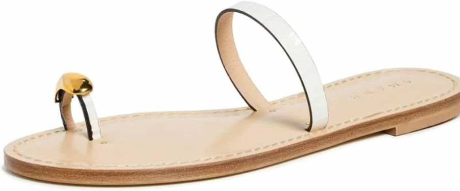 Amanu Women's Kibera Sandals – Comfortable & Stylish Leather Slide Sandals for Women