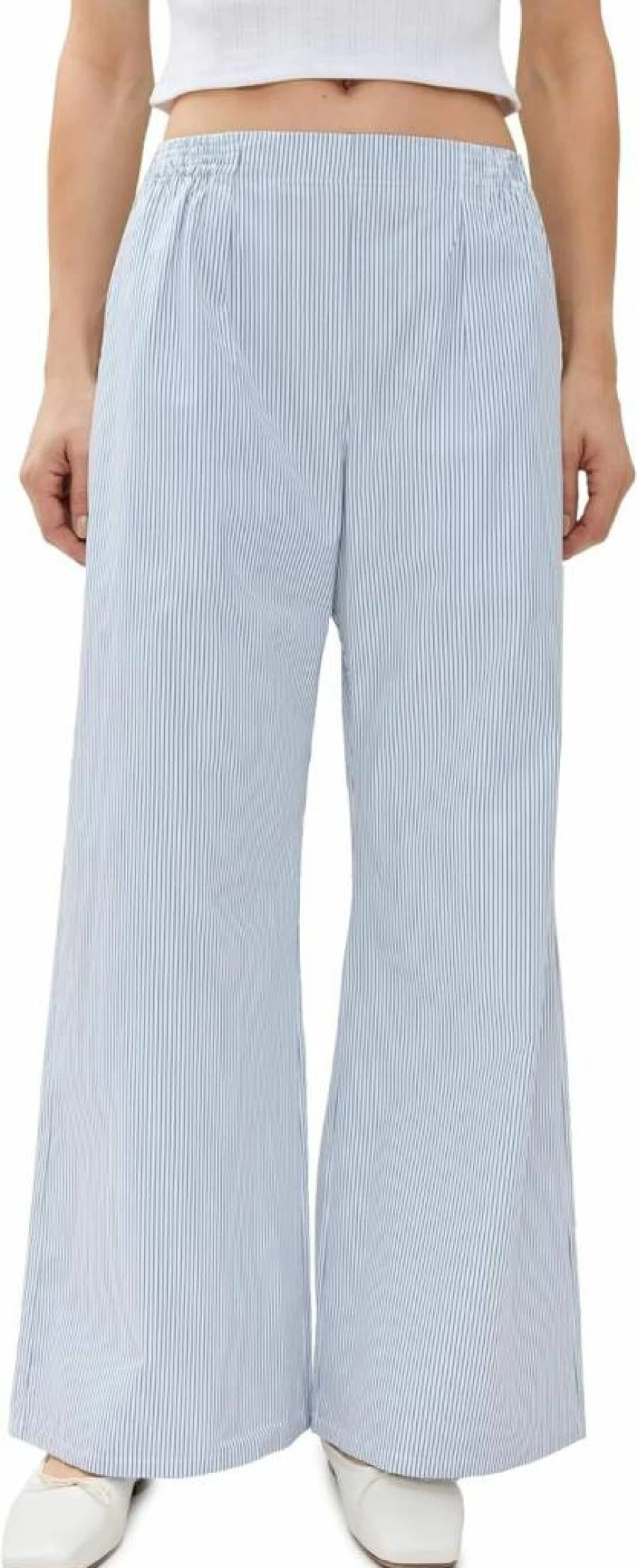 Leset Women's Yoshi High-Waisted Wide Leg Boxer Pants - Comfortable & Stylish Lounge Pants