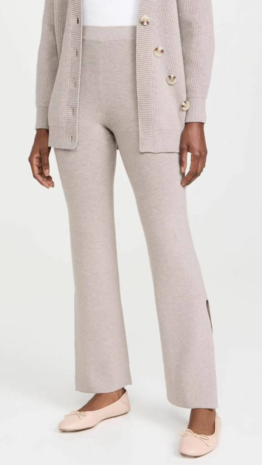 525 Women's Luxe Knit Sweatpants - High Waist Soft Comfort Lounge Pants