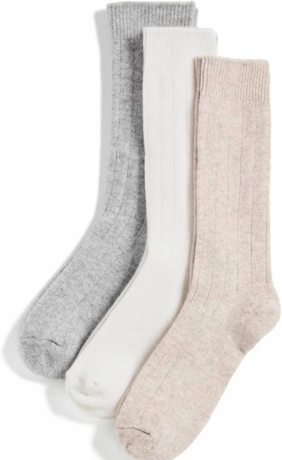 White + Warren Women's Premium 3-Piece Sock Set - Soft Luxury Socks for Women