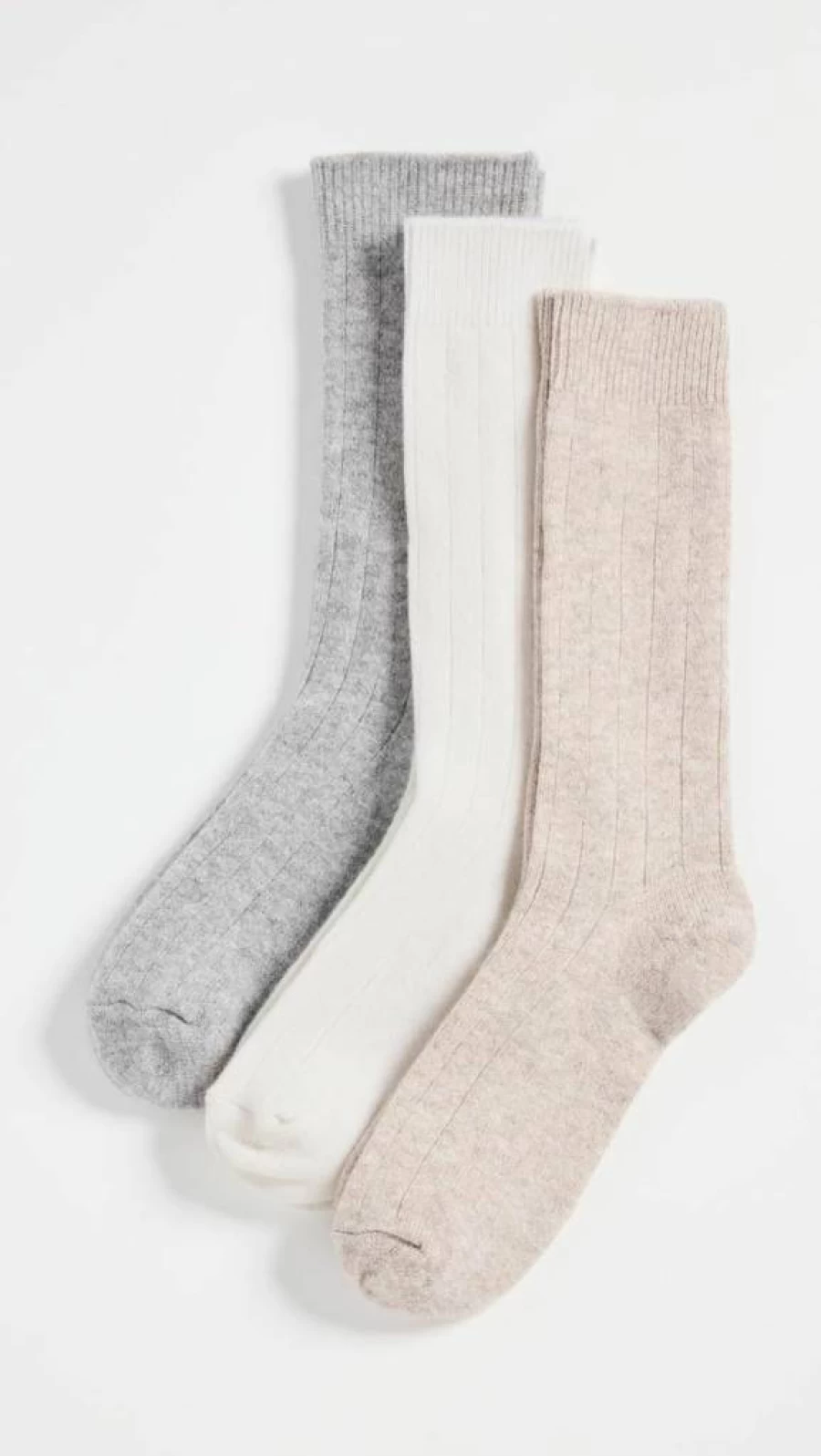 White + Warren Women's Premium 3-Piece Sock Set - Soft Luxury Socks for Women