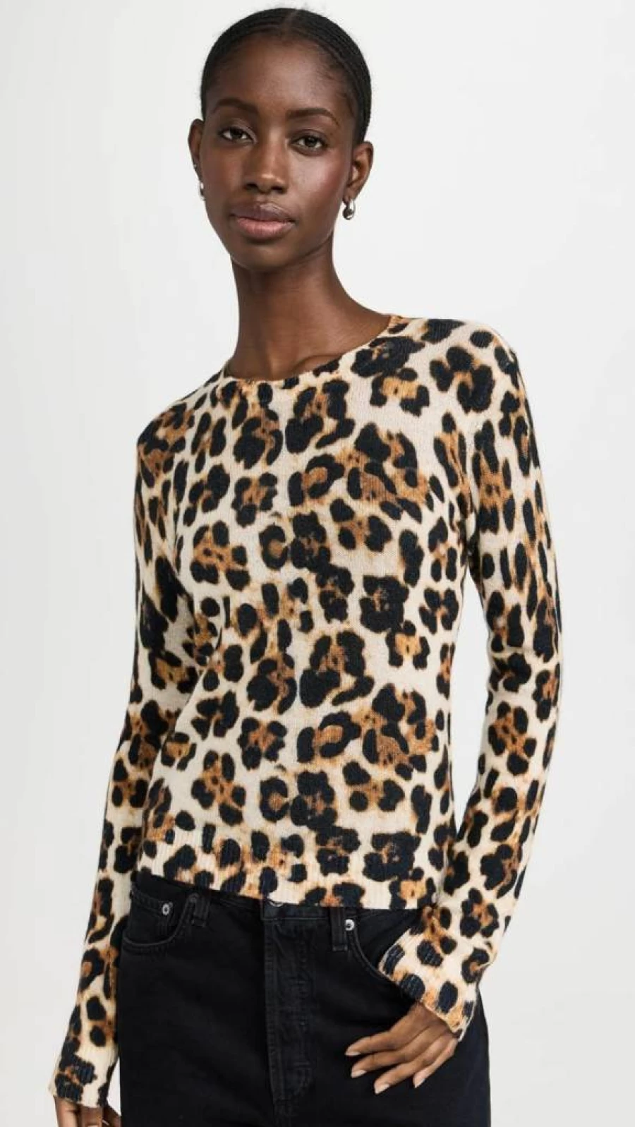 Le Superbe Women's Panthera Pullover Sweater - Stylish & Comfortable Knit Top for Women