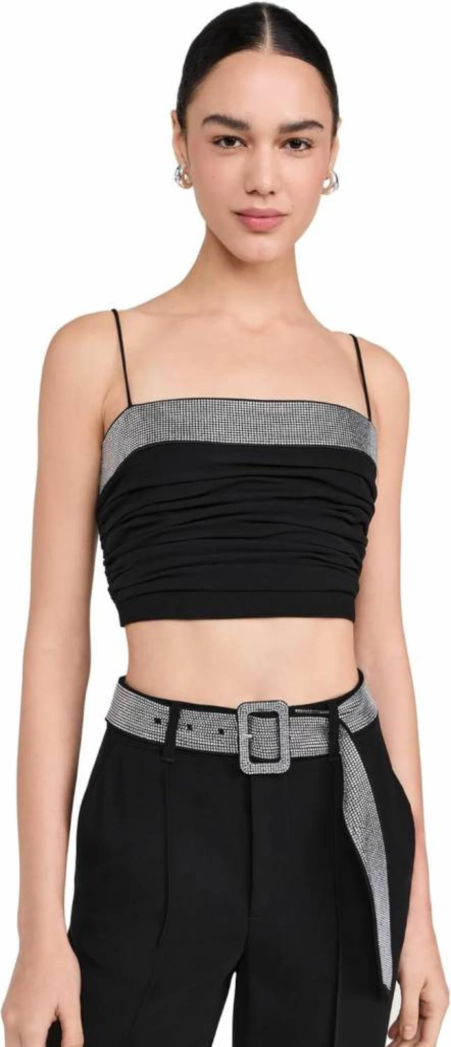 Cinq a Sept Women's Elizabeth Bandeau Top | Stylish Strapless Blouse for Women