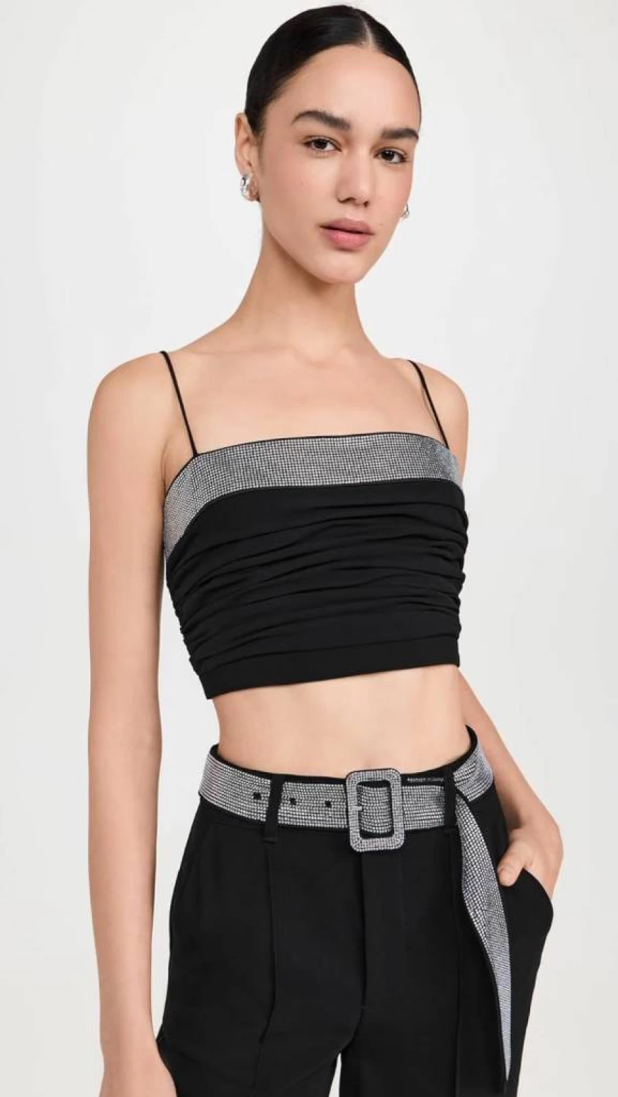 Cinq a Sept Women's Elizabeth Bandeau Top | Stylish Strapless Blouse for Women
