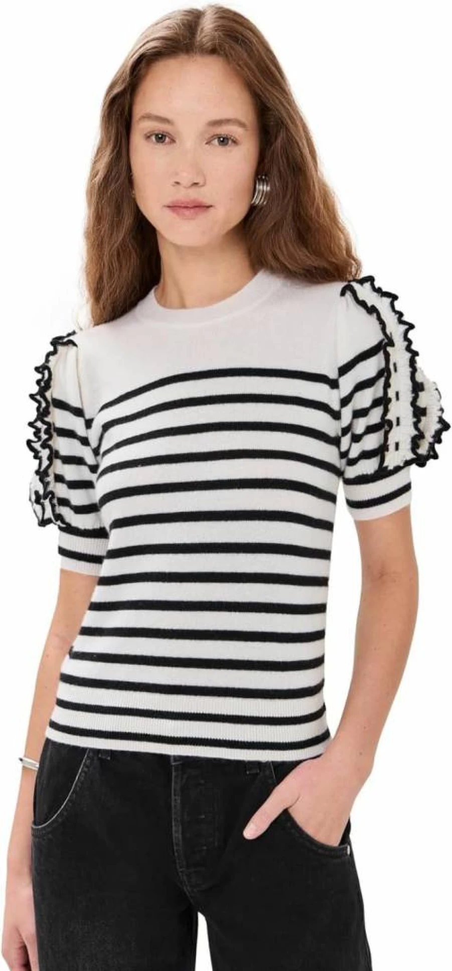 Ulla Johnson Women's Ottilie Cashmere Sweater - Luxurious Knit Top for Women