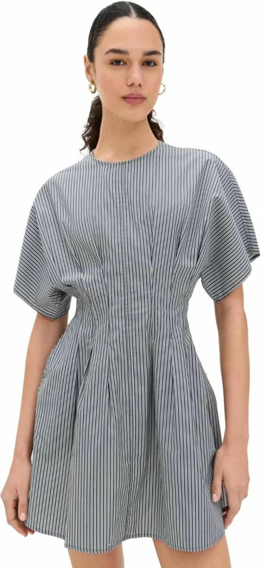 Rag & Bone Women's Maddie Striped Poplin Dress - Classic Casual Summer Dress with Timeless Design