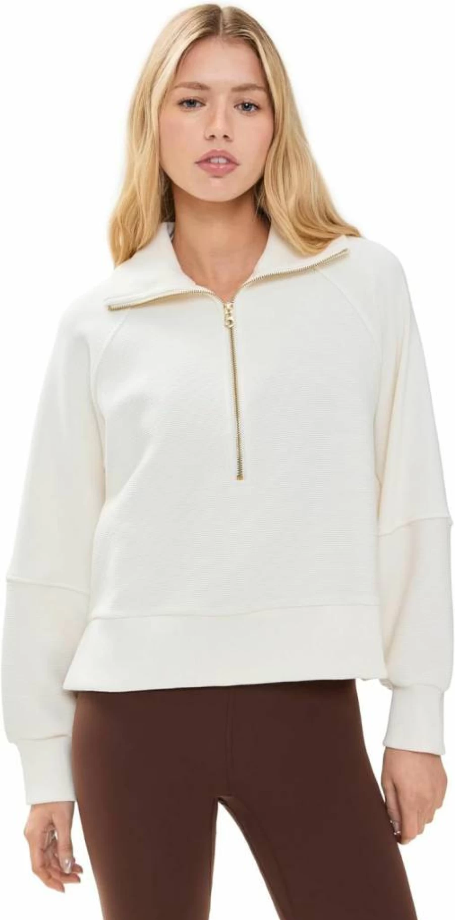 Varley Women's Milano Half Zip Sweatshirt - Stylish & Comfortable Pullover for Women
