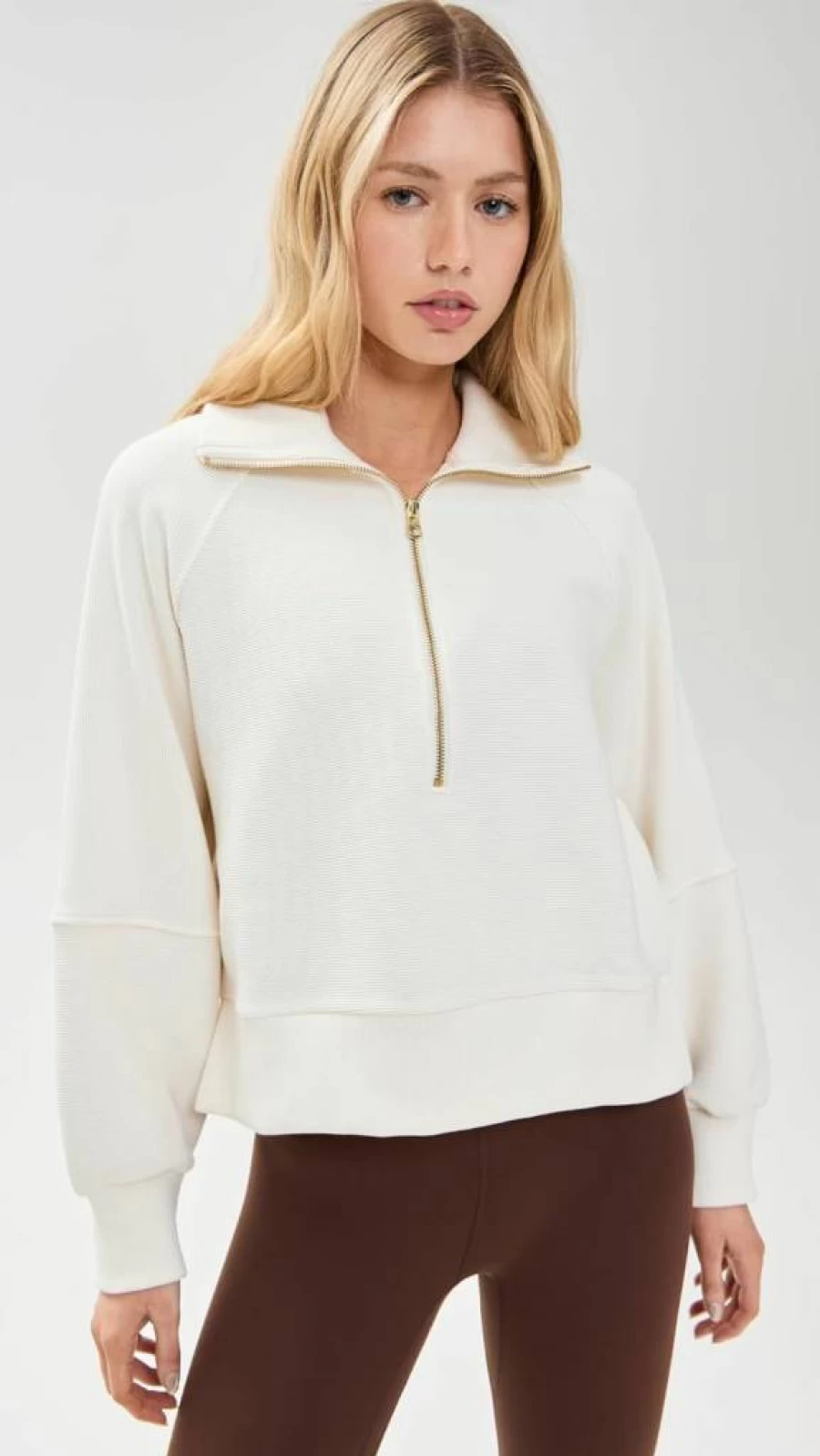 Varley Women's Milano Half Zip Sweatshirt - Stylish & Comfortable Pullover for Women