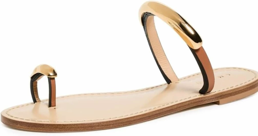 Amanu Women's Samburu Sandals - Comfortable & Stylish Leather Slide Sandals for Women