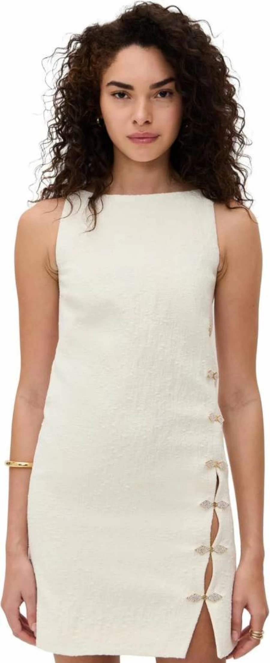 SALONI Women's Alba Dress - Elegant Flowy Summer Dress with Floral Print