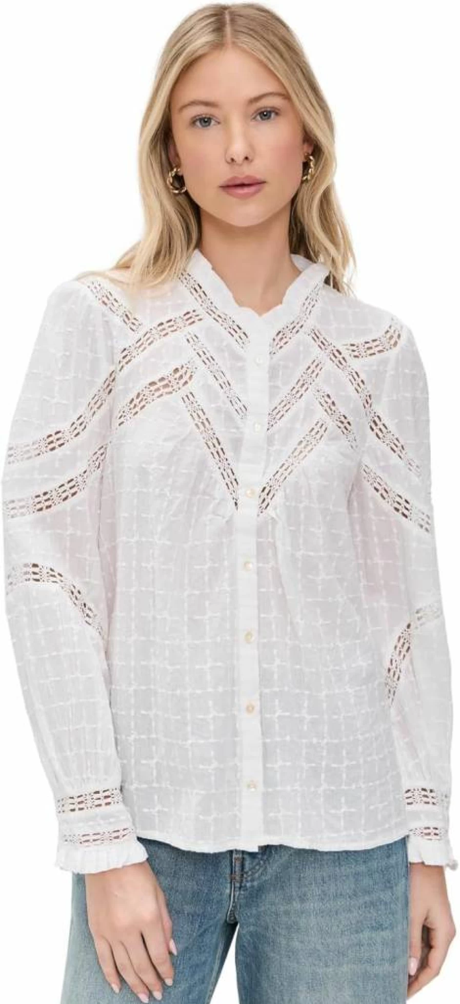ba&sh Women's Brona Shirt | Classic Casual Blouse for Women