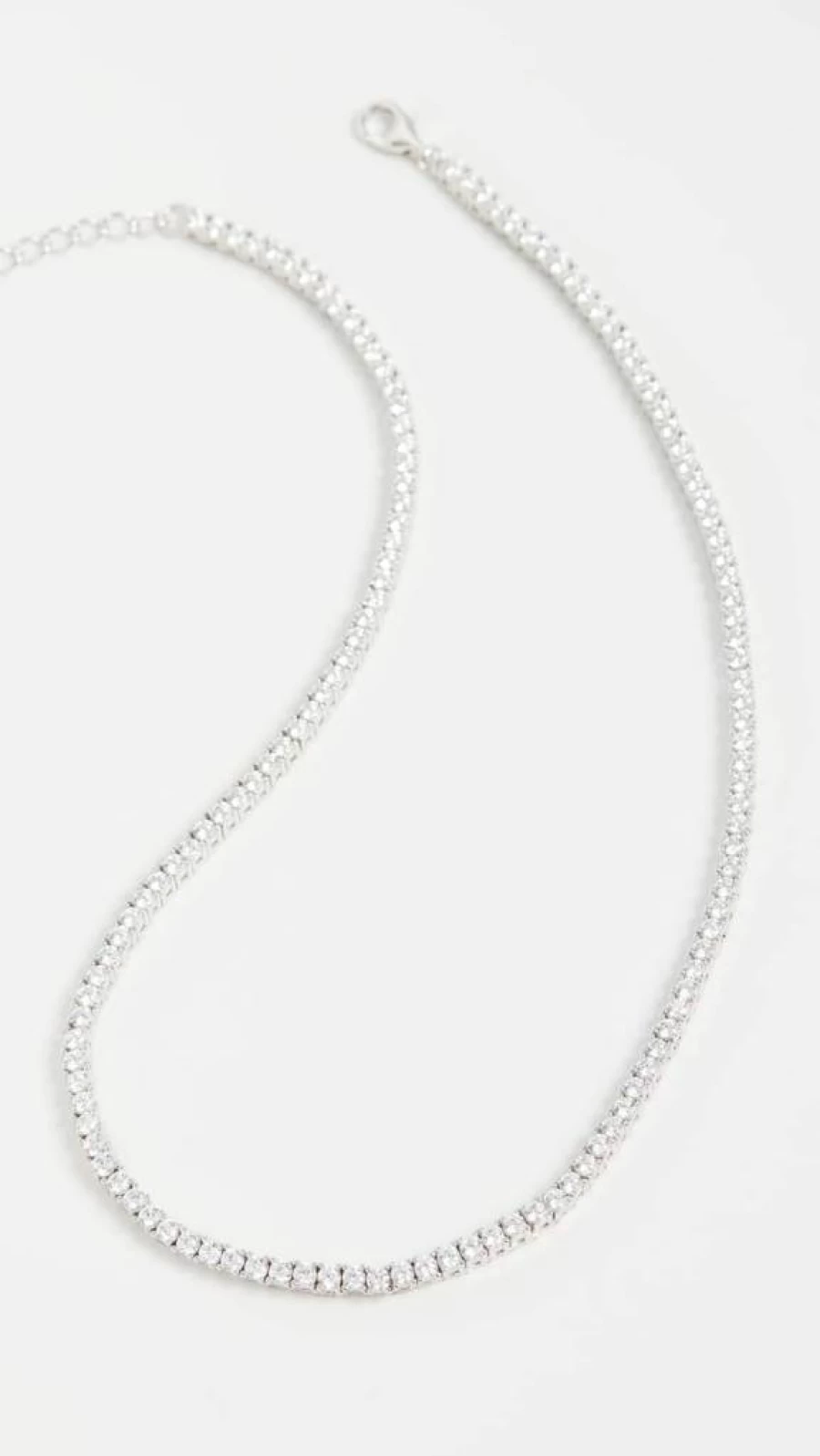 Adina's Jewels Women's Tennis Choker Necklace - Elegant Gold-Plated Chain with Crystal Accents