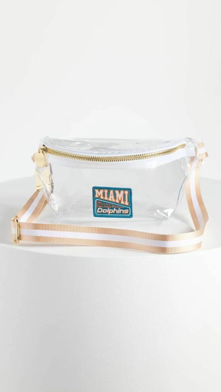 Stoney Clover Lane Miami Dolphins Themed Clear Waist Pack for Women