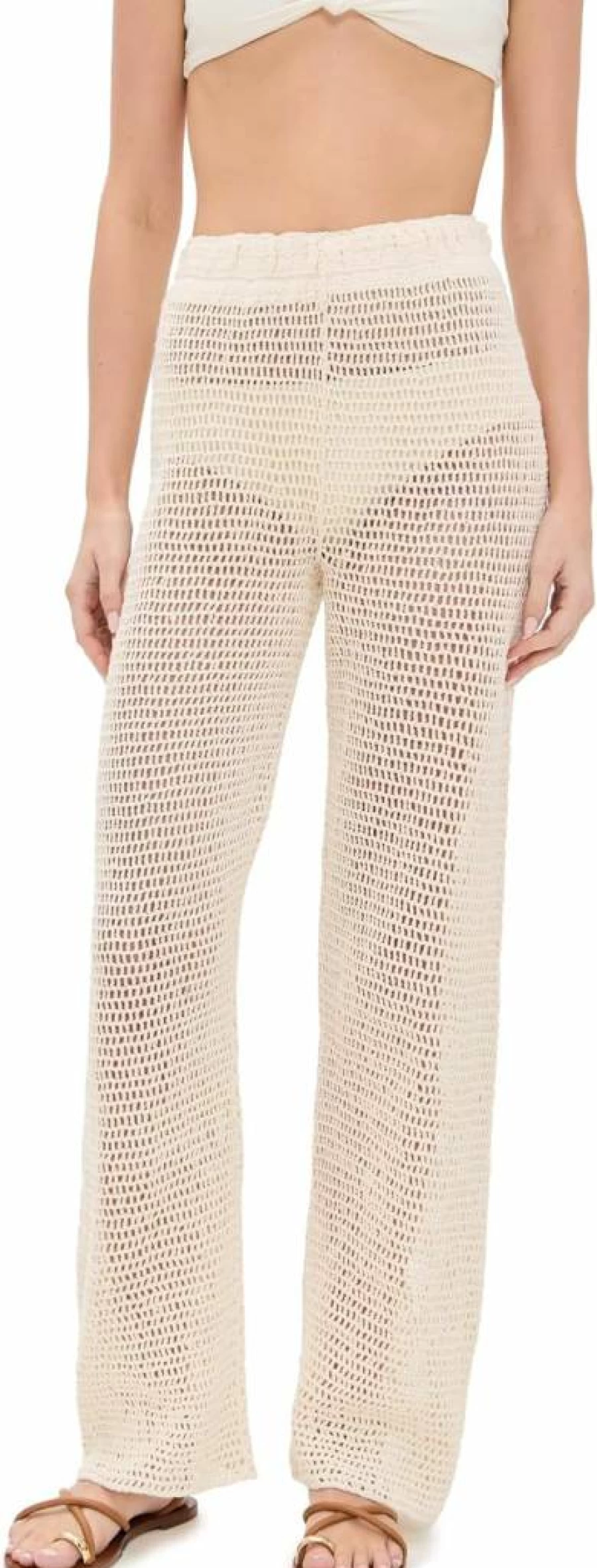 PQ Swim Women's High-Waisted Eliza Swim Bottoms - Quick-Dry Beach Yoga Pants