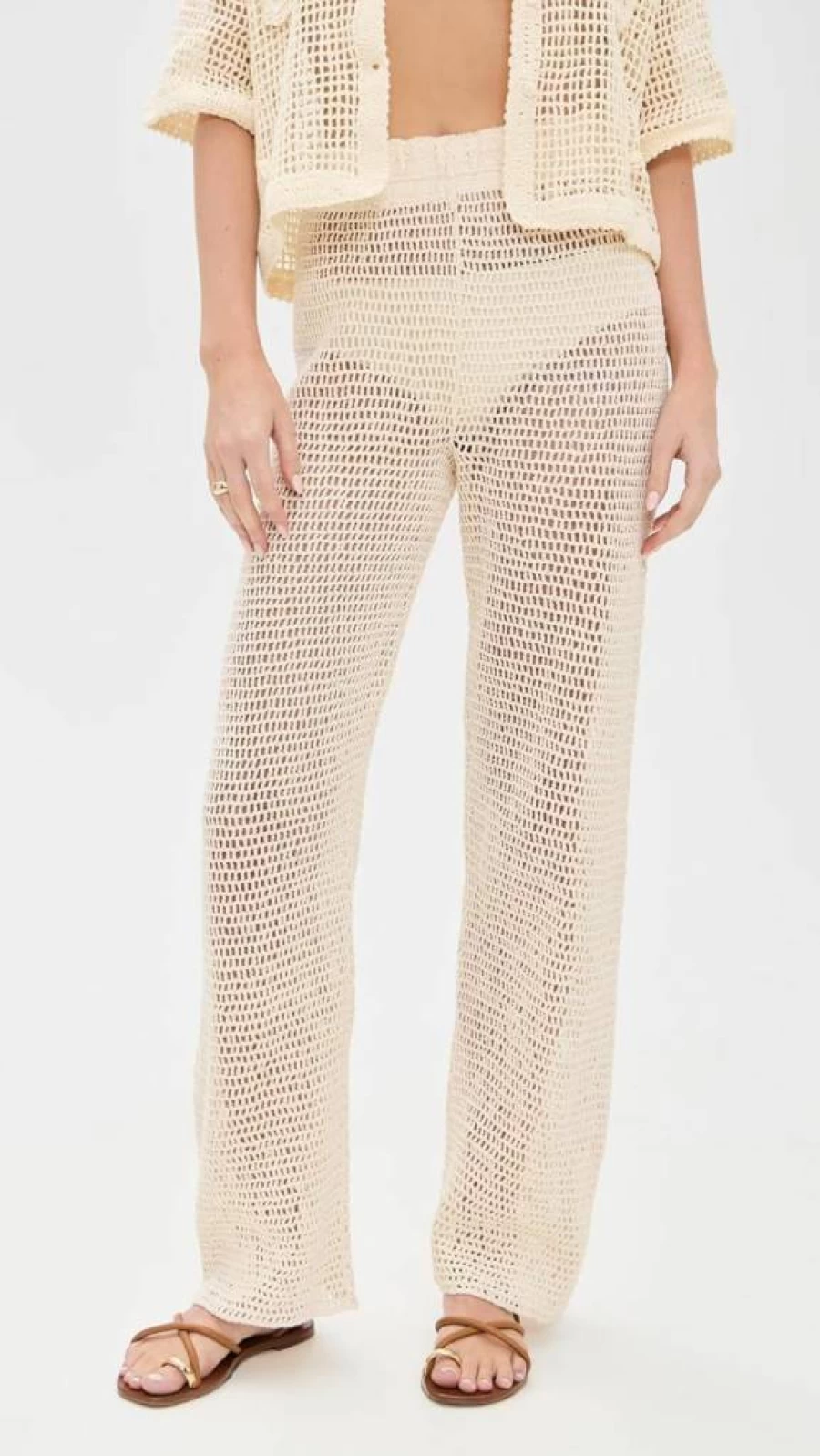 PQ Swim Women's High-Waisted Eliza Swim Bottoms - Quick-Dry Beach Yoga Pants